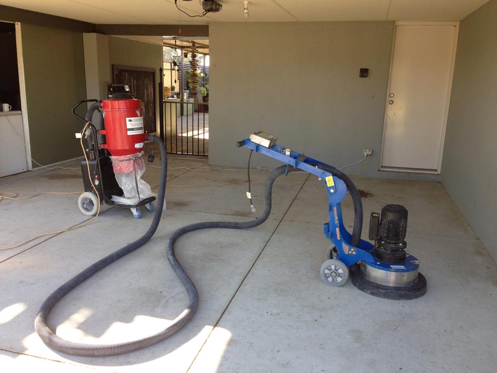 Glue removal ahead of vinyl flooring installation in Burwood