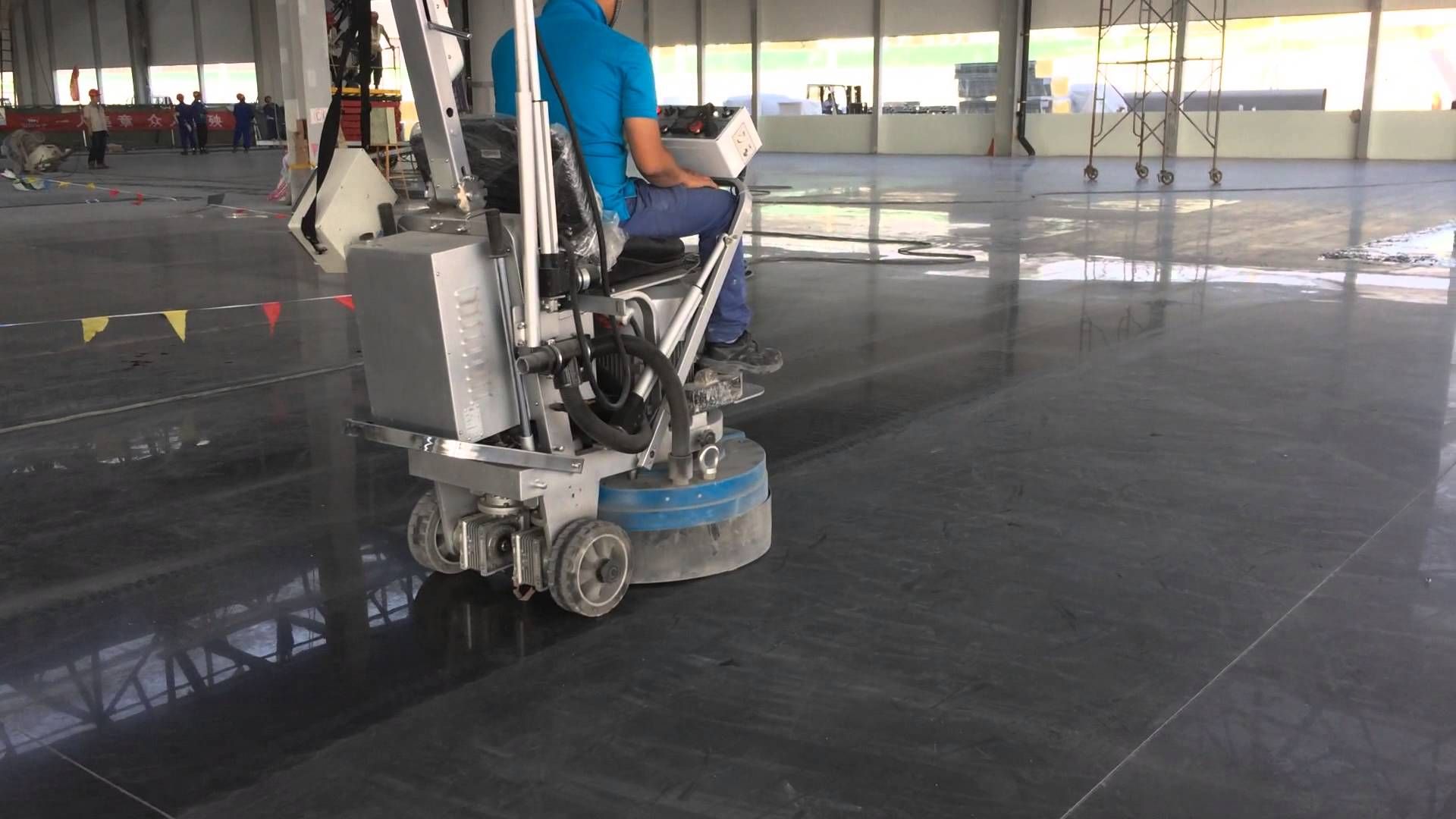 Concrete grind and seal finish for a North Strathfield garage